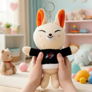 llavero peluche straykids fox 10 cm