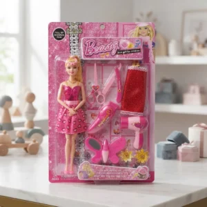 MUÑECA ARTICULADA EN BLISTER CON ACCESORIOS
