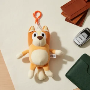 BINGO NARANJA LLAVERO PELUCHE 15CM