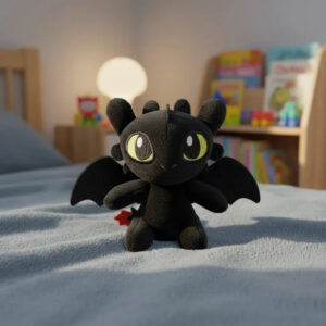 PELUCHE CHIMUELO negro 22 cm