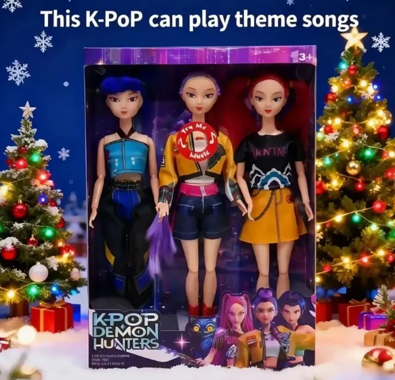LAS GUERRERAS DE K-POPX 3 CON SONIDO LUZ ARTICULADO
