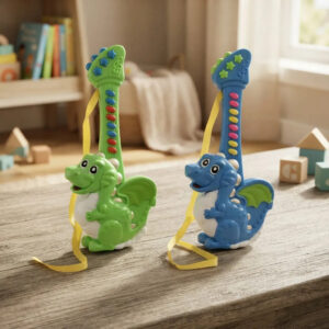 GUITARA CON LUZ Y SONIDO DRAGON EN BOLSA