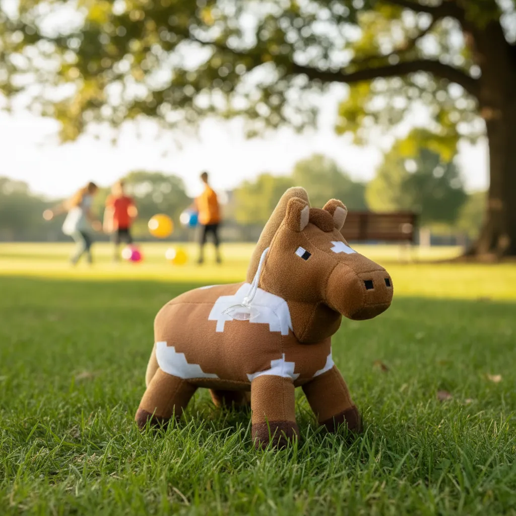 CABALLO MARON MINECRAFT_22 cm - Imagen 5