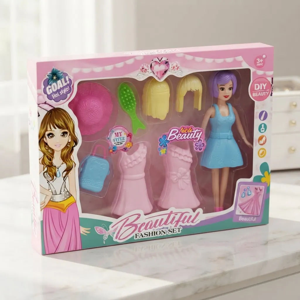 MUÑECA 15 cm CON ACCESORIOS varios