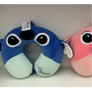 ALMOHADAS DE VIAJE STICH ROSA Y AZUL