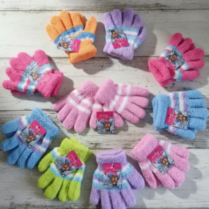 Guante chenil niños a rayas pack por 12
