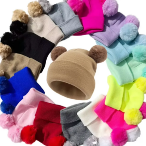 GORRO NIÑOS CON POM POM