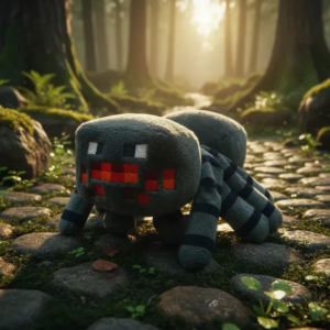 Peluche araña MINECRAFT_ 20cm