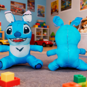 PELUCHE SUBLIMADO STICH AZUL 35 cm nacional