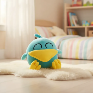 POCOYO PAJARO DORMILON  PELUCHE 22 CM APROX_
