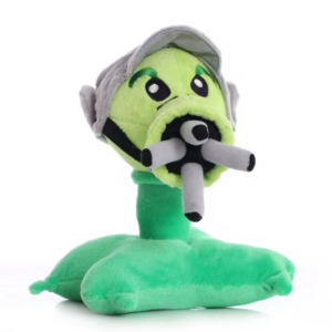 PELUCHE planta lanza guisante metralleta 20 cm