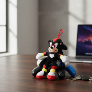 SONIC NEGRO LLAVERO 18 cm