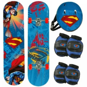 SET DE SKATE SUPERMAN CON SET DE SEGURIDAD