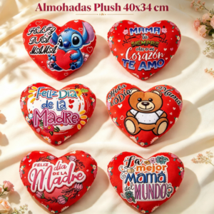 corazon con dedicatoria dia de la madre