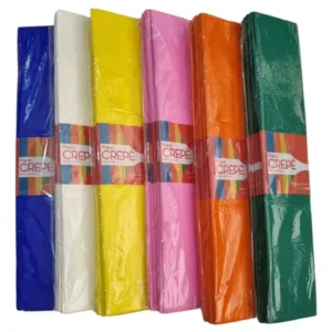PAPEL CREPE VARIOS COLORES.