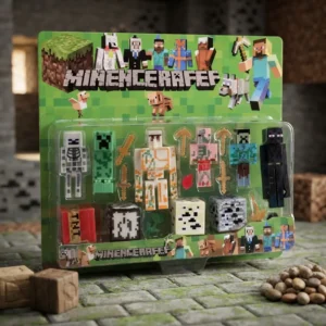 MINECRAFT EN BLISTER X 6 CON ACCESORIOS