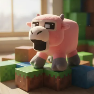 Peluche cerdo MINECRAFT_23cm