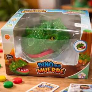 Dinosaurio que muerde en caja 11cm