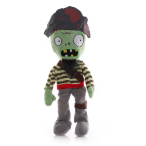 PELUCHE zombie pirata 22cm