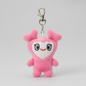 Llavero peluche lovely twice 10 cm rosa