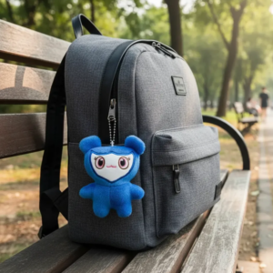 Llavero peluche lovely twice azul 10 cm