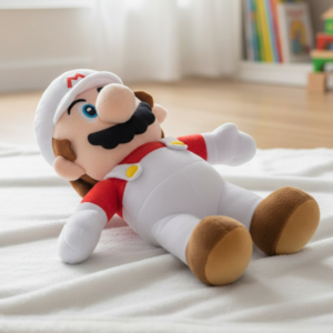 Peluche 20 cm Mario blanco