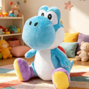 Peluche Yoshi celeste 20 cm