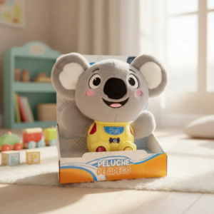 Peluche koala 20 cm con luz y sonido